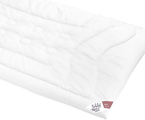 Schlafstil Duo-Steppbett F400 Premium 3D-Markenfaser Wärmestufe 4 Größe 155x220 cm