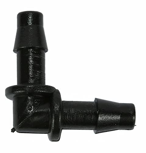 SolaDirect 20 raccords coudés pour tuyau d'arrosage de jardin cannelé de 4 mm