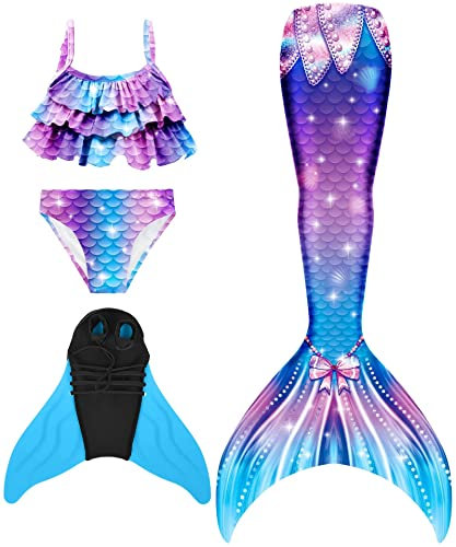 shepretty meerjungfrauenflosse mädchen Neuer Mermaid Tail Badeanzug für Erwachsene und Kinder,lanM6-140