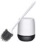 FUKTSYSM Toilet Brush - Bathroom Silicone Toilet Brush Holder Set, Bathroom Silicone Toilet Bowl Brush Set for Bathroom Cleaning, Toilet Brushes