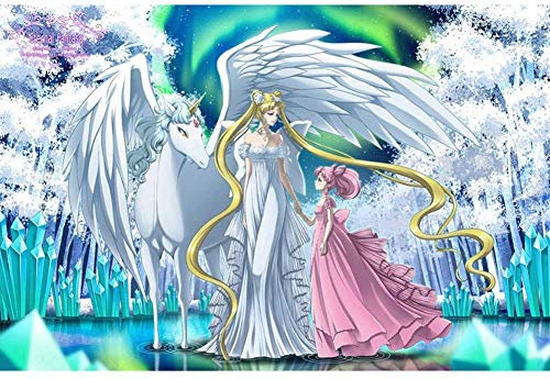 XiuTaiLtd Holz Sailor Moon 1000 Stück Puzzles Für Erwachsene Cartoon Anime Moon Hare Puzzle Dekompression Spielzeug, Freunde