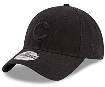 New Era Chicago Cubs MLB Black On Black 9Twenty Cap - One-Size