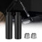 Boseen Mic Stand Extension Tube, 5/8 Female to 5/8 Male Microphone Extension Pipe Microphone Stand Extender with 2 Screw Aadpters for Desk Boom Arm Stands, 2Pcs