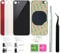 -Glasrückseite für iPhone 8 (11,9 cm), mit vorinstalliertem Klebeband und werkzeugen (Space Gray) 2 Stück
