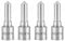 Kuuleyn Einspritzdüsen, 4 Stück Edelstahl Einspritzdüsen für Golf TDI T4 111KW 0,21 DSLA150P764 0433175176