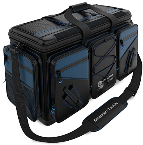 Reaction Tackle Angelausrüstungstasche - Salzwasserfeste große Angelbox Tasche, 600D PVC wasserdichtes Material - XL Tasche