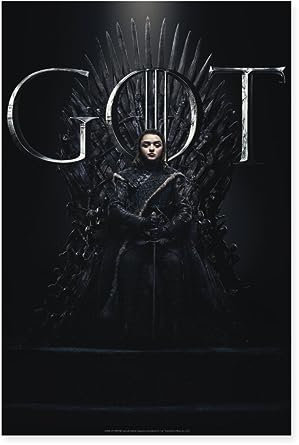 Spreadshirt Game Of Thrones Arya Stark GOT Poster 60x90 cm, One size, Weiß