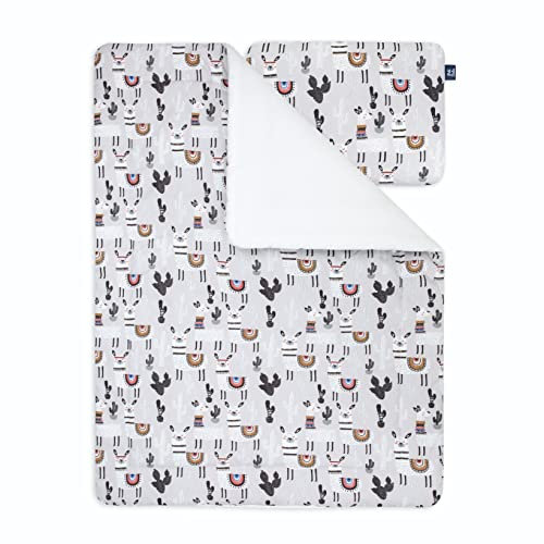 Peti Bebe - Bettwäsche Set 2in1 - Bettwäsche 75x100cm - Kissen 30x40cm für Neugeborene und Babys handgefertigt 100% Baumwolle