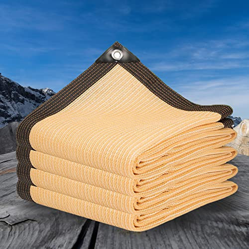 DGSFES Malla Sombra Red Sombra Exterior Toldo protección Solar Resistente a los Rayos Protección Rayos UV 90% contra Heladas Transpitrable Las Plantas Estanque