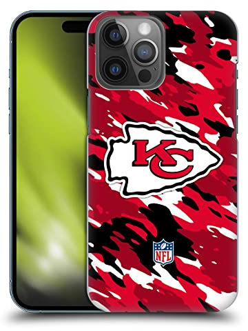 Head Case Designs Offizielle NFL Camou Kansas City Chiefs Logo Harte Rueckseiten Handyhülle Hülle Huelle kompatibel mit Apple iPhone 14 Pro Max