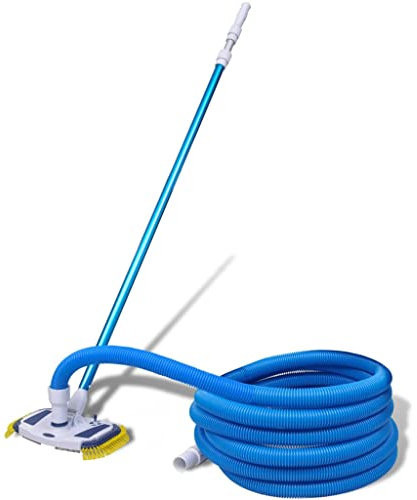 INLIFE Poolreiniger mit Teleskopstange und Schlauch,6.91kg,90506