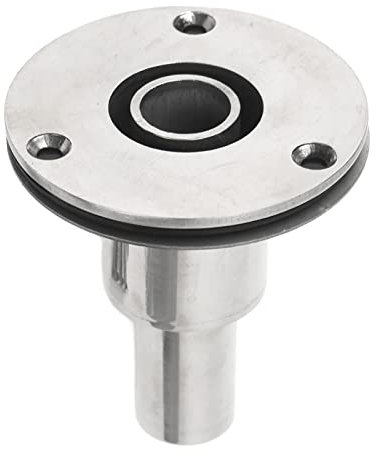 Thru-Rumpf-Auspuffverkleidung, 0,9 Zoll Gerade Edelstahl-Thru-Hull-Auspuffarmaturen für 24-mm-Rohrrohrstutzen-Hardware, für Webasto, für Planar, für Eberspacher Standheizung