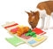 Facynde Schnüffelspielzeug für Hunde - Croissant Food Interaktives Spielzeug Squeak Snuffle Hundespielzeug,Schnüffelspielzeug für Hunde, Futtersuche, Instinkttraining, Welpenspielzeug