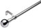 Lister Cartwright 19 mm Extendable Metal Curtain Poles, Chrome (Ball Finials, 210-320 cm)