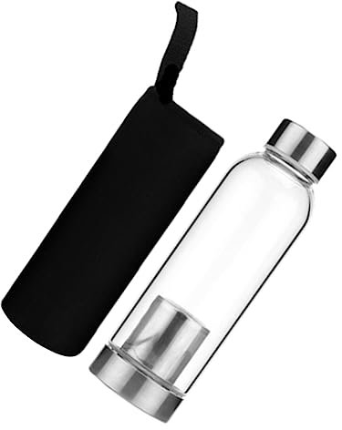 HOMSFOU Wasserflasche Filter Reisen Auslaufsicher