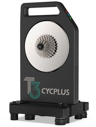 Cycplus T3 Fahrradtrainer mit präziser Steuerung für realistisches Indoor-Radfahren und genaue Leistungsdaten über App-Unterstützung