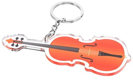Gogogmee Cello Schlüsselanhänger Instrumenten Anhänger Schlüsselanhänger Niedlicher Schlüsselanhänger Ornament Violoncello Instrument Schlüsselanhänger Hängende