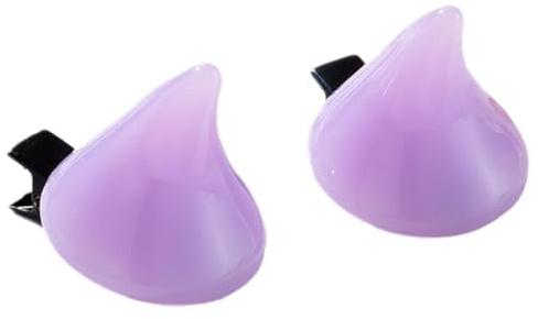 amangul Halloween-Haarspangen, Horn, Haarspangen, Themenparty, Bühne, Kopfschmuck, Teufelshorn, Haarspangen, Cosplay, Haarschmuck (lila)