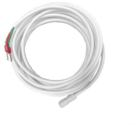 Alanmoship 5m Underfloor Heating Probe Floor Temperature Sensor Probe Thermostat Cable Probe, Floor Temperature Sensor, Length Waterproof Temperature Sensor Cable(2pcs)
