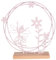 UNUS Aufsteller Silhouette tanzende Elfe hell rosa