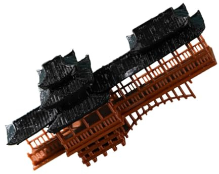 HOLIDYOYO Padiglione Da Giardino in Miniatura Statua Per Bonsai Decorazione Per Acquario Ornamento Per Micro Paesaggi Accessori Per Casa Delle Bambole