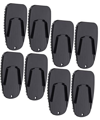 MUCKLILY 8St Motorradmatten motorradständer unterlage -Ständer-Untersetzer Motorradstiefel Dirt Bike Ständer Stützkissen für Motorräder Seitenständerplatten für Motorräder Abs Black