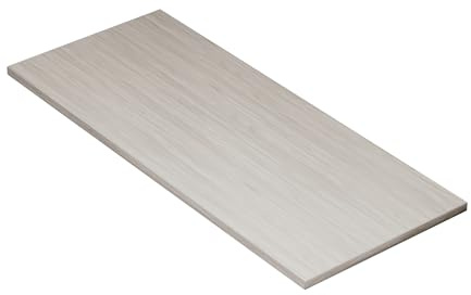 KESSLER PRO Tischplatte Spanplatte 25 mm Gebleichte Kiefer 120x50 cm, Küchenarbeitsplatte Möbelplatte, verstärkte ABS-Kanten, für Regal Schreibtisch Werkstatt