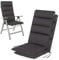 HAVE A SEAT Living - Hochlehner Auflagen | Flair (2er Set) - Gartenstuhlauflagen 120x48 cm - Bequem, Wetterfest, Waschbar bis 95° C - Made in Germany (2 Stück | 120x48 cm, Grau/Anthrazit)