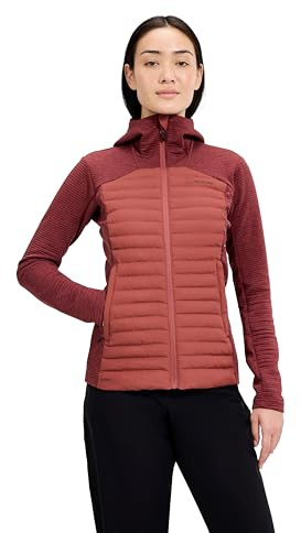 Berghaus Damen Nula Hybrid Synthetik Isolierjacke | Strapazierfähiges Design | Wasserfest | Steppjacke Jacke, Rot, 14