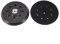 Feeshoppher Lot de 2 patins abrasifs 125 mm avec crochets souples pour ponceuses Metabo SXE 325 Intec 425