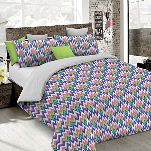 Fantasy Bettbezug, Mikrofaser, Kleine Doppelte, ZigZag