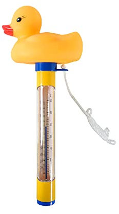 well2wellness® Poolthermometer Schwimmbad Thermometer Ente