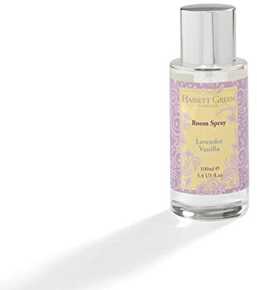 Hassett Green London - Lavender Vanilla - Room Mist Home Fragrance Spray - 100ml Glass Bottle