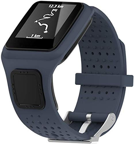 Shieranlee Armband kompatibel mit Tomtom Runner 1 / Multi-Sport Armband - Silikon Fitnesstracker Sportarmband Band