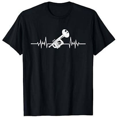 Mariachi Trompete Herzschlag Trompeter Trompeter Musiker T-Shirt