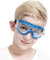 COMLZD Schutzbrille Kinder für Nerf Spielen Stoßfest Gläser Beschlagfrei Verstellbarer Riemen Passform für 5-12 Jahre (Blau)