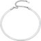 Silvora Chaine de Cheville Argent 925 Choker Bracelet Pied Serpent 3 mm Femme Chaine Pied Bracelet Maille de Cheville Fille 22cm