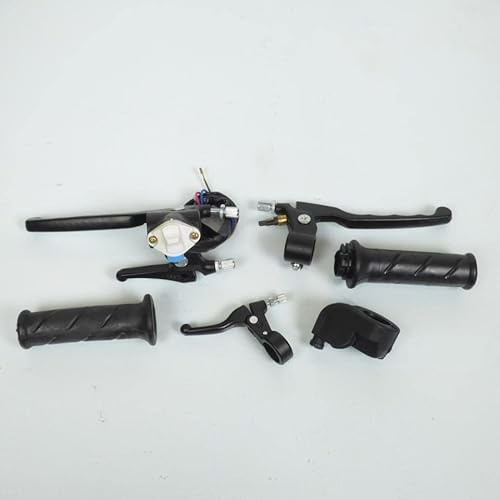 Poignee de frein cyclo adaptable peugeot 103 spx-rcx metal noir (paire)