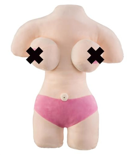 GOODS+GADGETS Girlfriend Kuschelkissen Frauen-Körper Ersatz-Partner Kissen; Das Party-Geschenk für Single Frauen