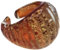 ANNEAU EN VERRE DE MURANO ANTIQUE MURRINA VENTIANA, Verre, rouge