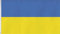 Fahne mit Messingösen 90 x 150, 150 x 250 oder 300 x 500 cm wählbar Farbe Ukraine Größe 150 x 250