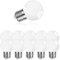 Belaufe LED Birnen E27 3W, Glühbirne E27 Warmweiß 3000 Kelvin Mini Globe Glühlampen,155Lumen, Lampe E27 für Innen und Außen Bereich Urlaub Party Dekoration,Nicht Dimmbar,10er Pack