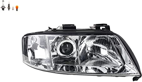 Johns, Scheinwerfer Halogen HSW passend für Audi A6 4B 01/97-09/99 Rechts Leuchtmittel