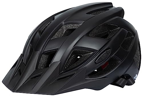 Trespass Adults Lightweight Bike Helmet Zprokit Black in Size - L