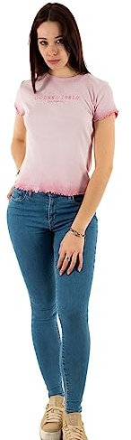 GUESS T-Shirt Donna Rosa Modello W2GI10K1814 S