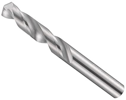 CoCud Solid Carbide Drill Bits, 5.05mm Diameter, K35 Tungsten Carbide Precision Short Length Twist Drill Bits - (Applications: for Stainless Steel Alloy Metal), 1-Piece