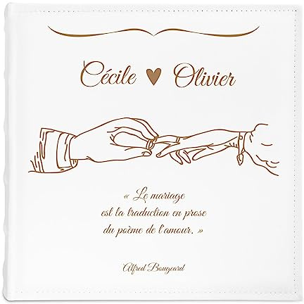 Maverton Album Photo mariage à 500 photos avec personnalisation