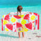 WERNNSAI Wassermelone Strandtücher - 76 x 152cm Mikrofaser Badetuch Schnelle trockene Wasseraufnahme Bad Pool Badetuch Reise Urlaub Strand Geschenk für Mädchen Frauen