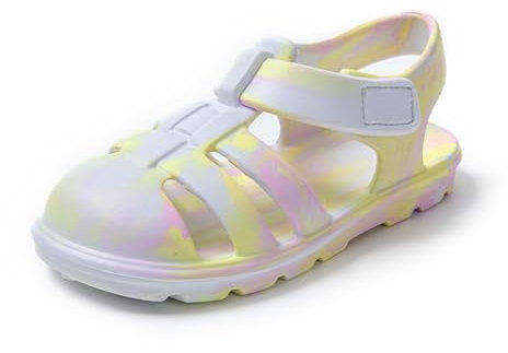 JOMIX Sandali Bambina Mare Ciabatte Piscina Estive Bimba in Gomma Eva Pantofole Ragazza da Spiaggia Casa Comodo SP9290 Giallo 26