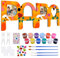 Dreamtop Vatertagsgeschenk für Papa PAPA Bilderrahmen Geschenk Holzbuchstaben Personalisierte Foto mit Farben and Pinsel Vatertagsgeschenke Geburtstag Weihnachten Geschenk für PAPA von kindern